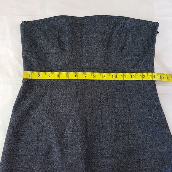 Theory Angora Blend Strapless Dress Sz 6 - Picture 5 of 8